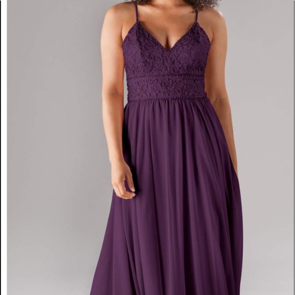 Kennedy Blue “Devin -Beaded” in Eggplant. Size 4